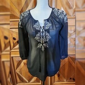 American Eagel Outfitters Sheer Top Sz xs